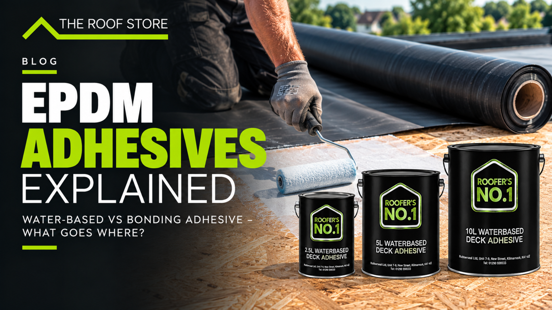 EPDM Adhesives Explained: Water-Based vs Bonding Adhesive – What Goes Where?